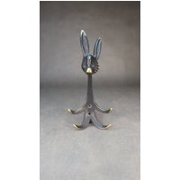 Walter Bosse Messingguss Esel Kleiderhaken Wandgarderobe Wiener Bronze Figur Aus Den 50Er Jahren Herta Baller Antiker Garderobenhaken von derlampendealer
