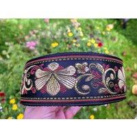 Martingale Hundehalsband Extra Breit 5cm Weiche Polsterung, Sicheres Zugstopp Stufenlos Verstellbar, Stoffhalsband Mit Tragekomfort von deroicollars