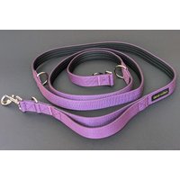 Multifunktions-Leine Mit Integriertem Kurzführer & Neopren-Polsterung I 2, 2 M Lang, 2 Karabiner 3-Fach Verstellbar Freihand-Leine Violett Multifunktions-Leine Mit Integriertem Kurzführer & Neopren-Polsterung I 2, 2 M Lang, 2 Karabiner 3-Fach Verstellbar Freihand-Leine Violett von deroicollars