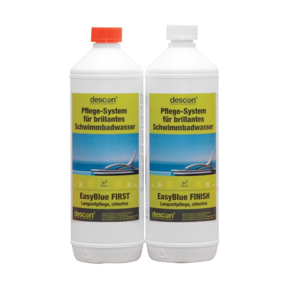 Descon EasyBlue Promotion-Set (je 1 Liter First & Finish) - chlorfreie Wasserpflege von descon
