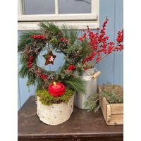 Liebevoll Gestalteter Winterkranz von designNATURcom