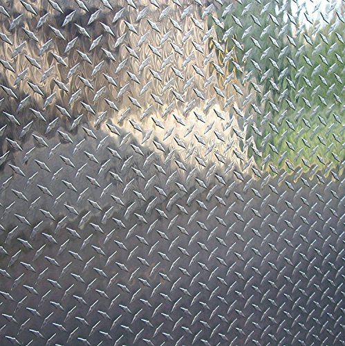 1x Riffelblech Tränenblech 1250x1250mm 1,5/2mm DIAMANT Aluminium von designbleche