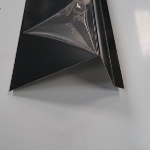 Pultdach 200 cm (2000mm) lang Aluminium anthrazitgrau RAL7016 Dachprofil 90 Grad Dichtungsblech Dachblech Kantblech (Z:165mm/ a:15mm+b:85mm+c:50mm, alu anthrazit RAL 7016) von designbleche