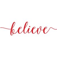 Believe Christmas Spruch Db417 Believe Christmas Spruch Db417 von designedbeginnings