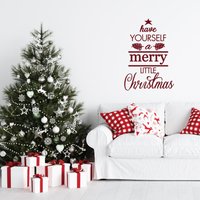 Have Yourself A Merry Little Weihnachtsschmuck, Winter Wonderland Mantle Kunstschild, Holzschild Aufkleber, Abnehmbares Vinyl Have Yourself A Merry Little Weihnachtsschmuck, Winter Wonderland Mantle Kunstschild, Holzschild Aufkleber, Abnehmbares Vinyl von designedbeginnings