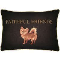Papillon Treuen Freunde Längliche Gobelin Kissen Kissenbezug Papillon Treuen Freunde Längliche Gobelin Kissen Kissenbezug von designercushions