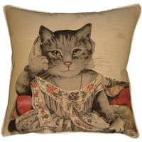 Susan Herbert Jayne Katze Gobelin Kissen Abdeckung Sham von designercushions