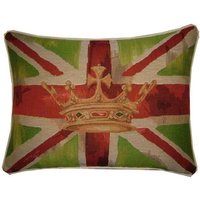 Union Jack Kalk Design 2 Längliche Gobelin Kissen Kissenbezug von designercushions