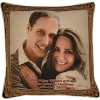 Verkauf - Königliche Hochzeit Seine Hoheit Prinz William Kate Middleton Design Nr. 1 Gobelin Kissen Cover Sham von designercushions