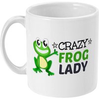 Crazy Frog Lady Tasse, Geschenk, Lustige Frosch Geschenke, Geburtstagsgeschenk Für Sie, Beste Freundin, Frauen, Liebhaber von designermugsonline
