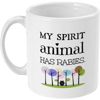 Spirit Animal Kaffeebecher, Lustiges Freches Geschenk von designermugsonline