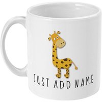 Giraffen Geschenk, Personalisierte Giraffentasse, Giraffe, I Love Giraffes, Süße Personalisierte Giraffengeschenke Für Frauen, Sie, Mädchen, Freundin von designermugsonline