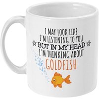 Goldfisch Geschenk, Tasse, Lustige Geschenke, Liebhaber, Geschenk Für Frauen, Sie, Männer, Ihn, Mädchen, Crazy Goldfish Lady von designermugsonline