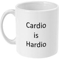 Cardio Is Hardio Keramiktasse - Lustiges Fitnessstudio-Geschenk Cardio Is Hardio Keramiktasse - Lustiges Fitnessstudio-Geschenk von designermugsonline