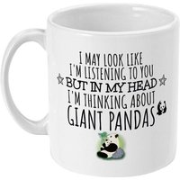 Panda Geschenk, Becher, Lustige Geschenke, Süße Geschenke Für Sie, Frauen, Mama, Mädchen, Liebhaber, Crazy Lady, Pandas von designermugsonline
