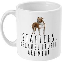 Staffy Tasse, Geschenk, Lustige Staffordshire Bull Terrier Geschenke, Lover, Staffie Hundebesitzer, Neuer Hund, Welpe, Gifts von designermugsonline