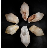 6 X Ananas Kerzenquarz Kristalle von designerrockshop