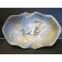 Chinoiserie Dragon Ware Handbemalte Vergoldete Verzierte Porzellanschale Chinoiserie Dragon Ware Handbemalte Vergoldete Verzierte Porzellanschale von designeruniquefinds