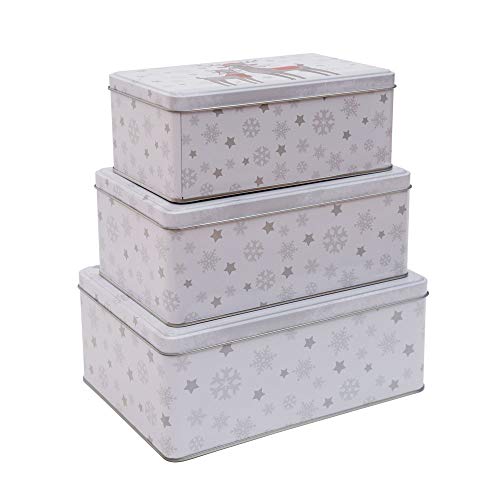 designfun KEKSDOSEN SET 3-TEILIG RECHTECKIG WEIHNACHTEN - MOTIV RENTIER designfun KEKSDOSEN SET 3-TEILIG RECHTECKIG WEIHNACHTEN - MOTIV RENTIER von designfun