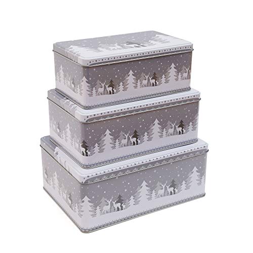designfun KEKSDOSEN SET 3-TEILIG RECHTECKIG WEIHNACHTEN - MOTIV WINTERWALD designfun KEKSDOSEN SET 3-TEILIG RECHTECKIG WEIHNACHTEN - MOTIV WINTERWALD von designfun
