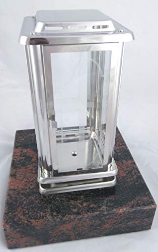 designgrab AEL1_SilverAGB1Auro Grablampe Royal aus Edelstahl, Silber, 12 x 12 x 23 cm von designgrab