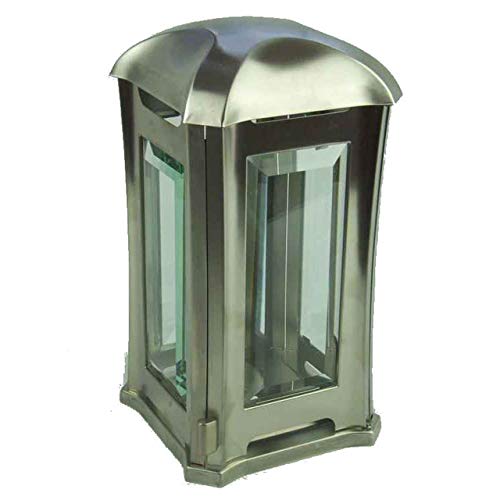 designgrab AEL5 Grablampe Venezia aus Edelstahl, Silber, 13 x 13 x 24 cm von designgrab
