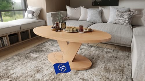 Design Couchtisch Lova Eiche Natur 110x45x60 cm oval Couch Table Ablage Stubentisch Living Room Table Moderne Tische ovaler Wohnzimmertisch Sofa Wohnzimmer Küchentisch Design Couchtisch Lova Eiche Natur 110x45x60 cm oval Couch Table Ablage Stubentisch Living Room Table Moderne Tische ovaler Wohnzimmertisch Sofa Wohnzimmer Küchentisch von designimpex