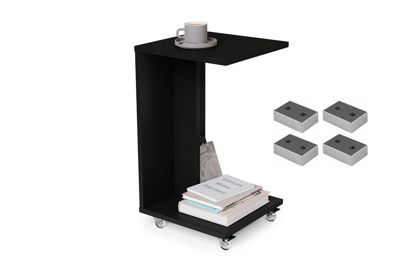 designimpex Beistelltisch Design Hugo Ecktisch Tisch Notebooktisch mit/ohne Rollen, tisch klein, ecktisch, rollbarer tisch, beistelltisch klein,homeoffice designimpex Beistelltisch Design Hugo Ecktisch Tisch Notebooktisch mit/ohne Rollen, tisch klein, ecktisch, rollbarer tisch, beistelltisch klein,homeoffice von designimpex