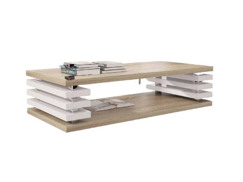 designimpex Couchtisch DC-3 Design Wohnzimmertisch Tisch mit / ohne Rollen von designimpex