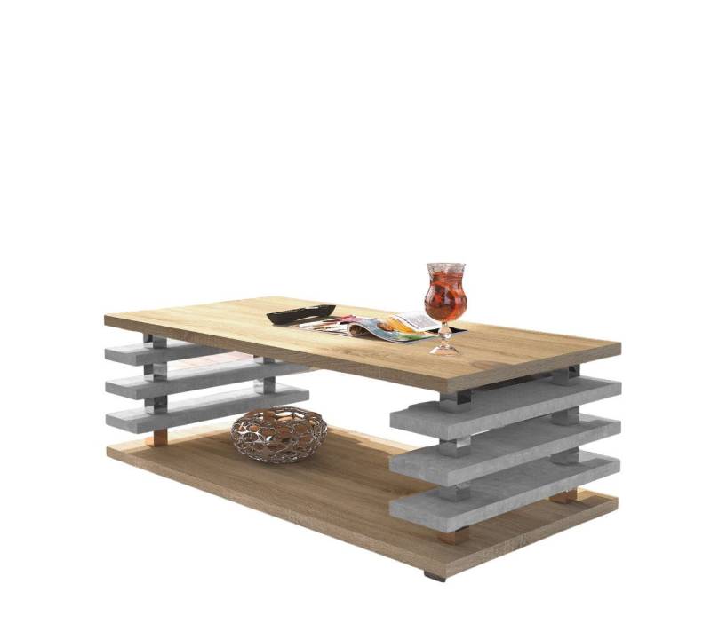 designimpex Couchtisch DC-3 Design Wohnzimmertisch Tisch mit / ohne Rollen von designimpex