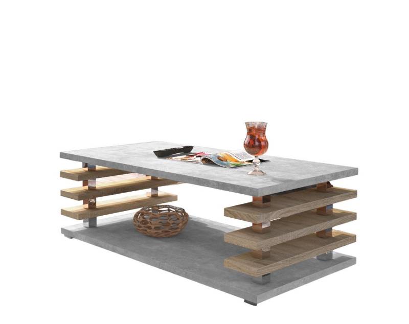 designimpex Couchtisch DC-3 Design Wohnzimmertisch Tisch mit / ohne Rollen von designimpex