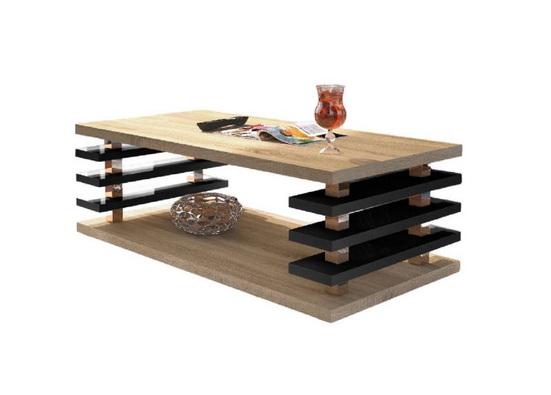 designimpex Couchtisch DC-3 Design Wohnzimmertisch Tisch mit / ohne Rollen von designimpex
