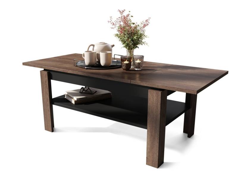 designimpex Couchtisch Design Asti-R Tisch ausziehbar mit Ablagefläche Esstisch designimpex Couchtisch Design Asti-R Tisch ausziehbar mit Ablagefläche Esstisch von designimpex