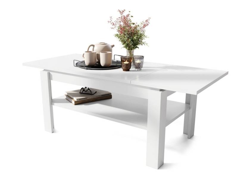 designimpex Couchtisch Design Asti-R Tisch ausziehbar mit Ablagefläche Esstisch designimpex Couchtisch Design Asti-R Tisch ausziehbar mit Ablagefläche Esstisch von designimpex