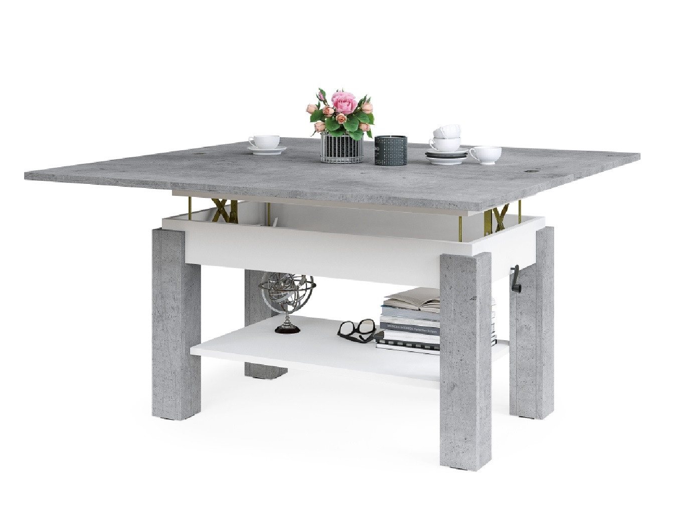 designimpex Couchtisch Design Brawo Tisch Arbeitstisch höhenverstelbar aufklappbar designimpex Couchtisch Design Brawo Tisch Arbeitstisch höhenverstelbar aufklappbar von designimpex