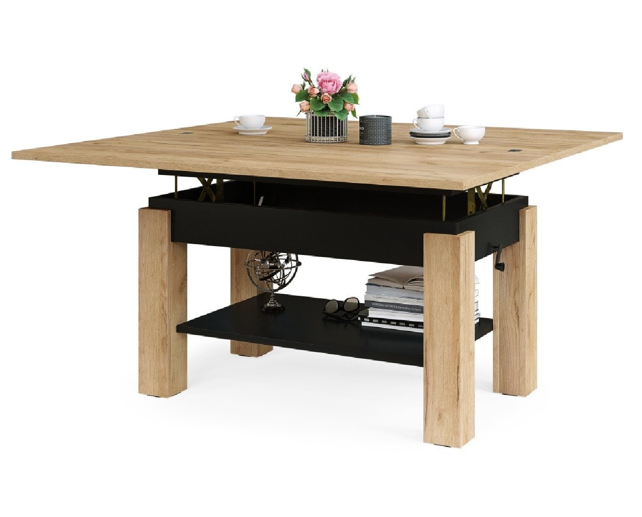 designimpex Couchtisch Design Brawo Tisch Arbeitstisch höhenverstelbar aufklappbar designimpex Couchtisch Design Brawo Tisch Arbeitstisch höhenverstelbar aufklappbar von designimpex