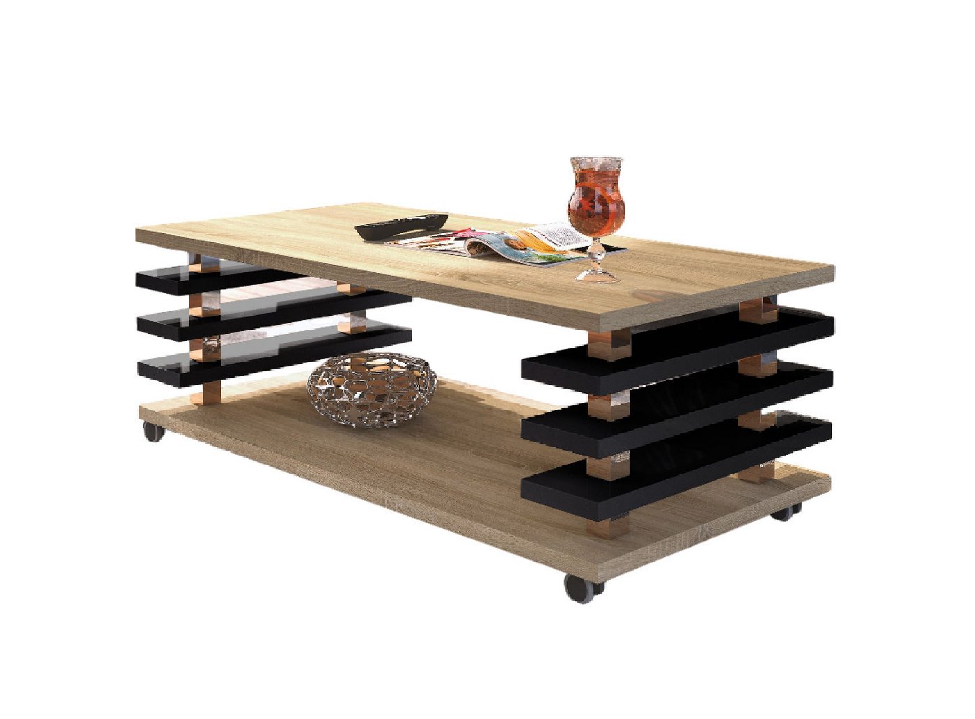designimpex Couchtisch DC-3 Design Wohnzimmertisch Tisch mit / ohne Rollen designimpex Couchtisch DC-3 Design Wohnzimmertisch Tisch mit / ohne Rollen von designimpex