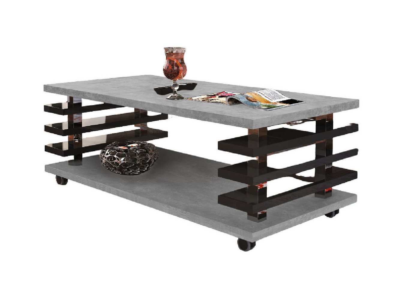 designimpex Couchtisch DC-3 Design Wohnzimmertisch Tisch mit / ohne Rollen designimpex Couchtisch DC-3 Design Wohnzimmertisch Tisch mit / ohne Rollen von designimpex