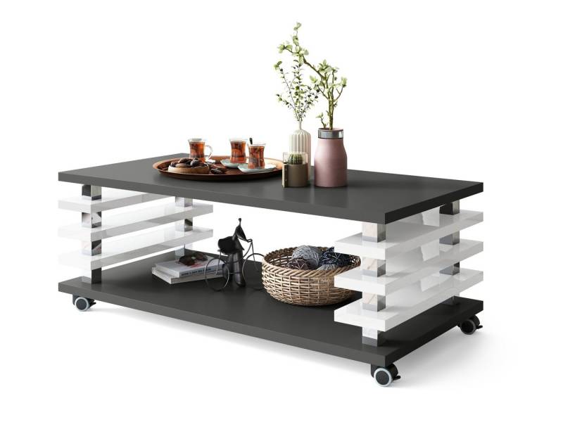 designimpex Couchtisch DC-3 Design Wohnzimmertisch Tisch mit / ohne Rollen designimpex Couchtisch DC-3 Design Wohnzimmertisch Tisch mit / ohne Rollen von designimpex