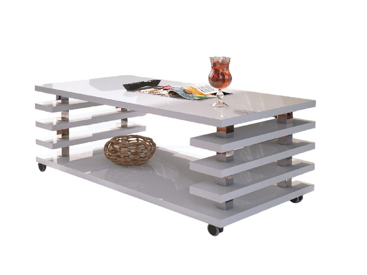 designimpex Couchtisch Design Couchtisch DC-3 Wohnzimmertisch Tisch Rollen designimpex Couchtisch Design Couchtisch DC-3 Wohnzimmertisch Tisch Rollen von designimpex