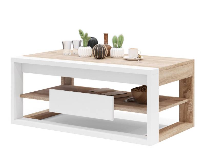 designimpex Couchtisch Design Multifunktionstisch Frame Arbeitstisch aufklappbar Tisch von designimpex
