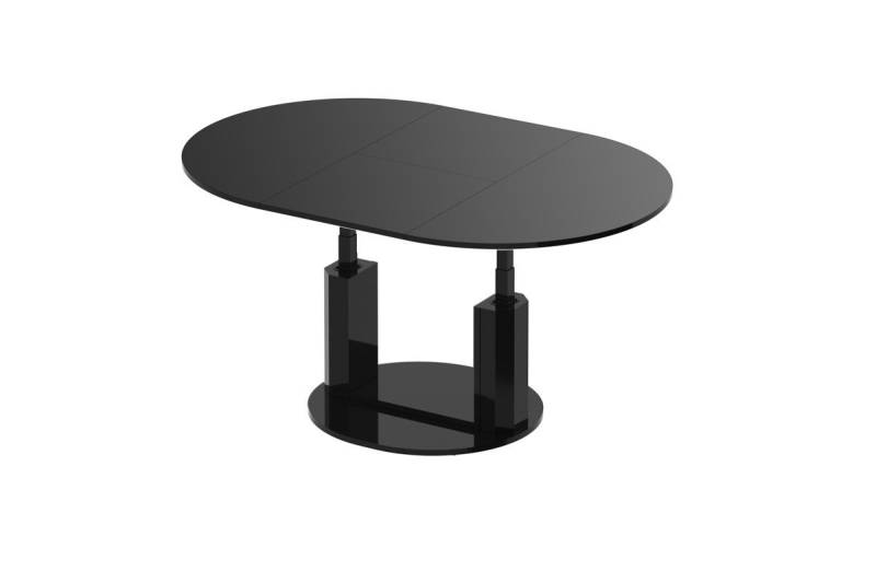 designimpex Couchtisch Design HEM-111 Hochglanz ausziehbar höhenverstellbar Tisch von designimpex