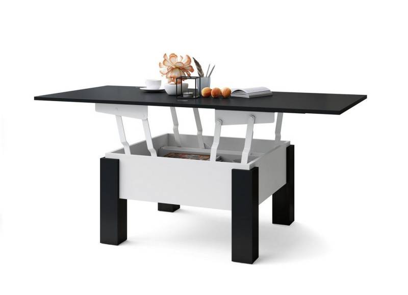 designimpex Couchtisch Design Oslo Tisch höhenverstellbar aufklappbar Esstisch designimpex Couchtisch Design Oslo Tisch höhenverstellbar aufklappbar Esstisch von designimpex