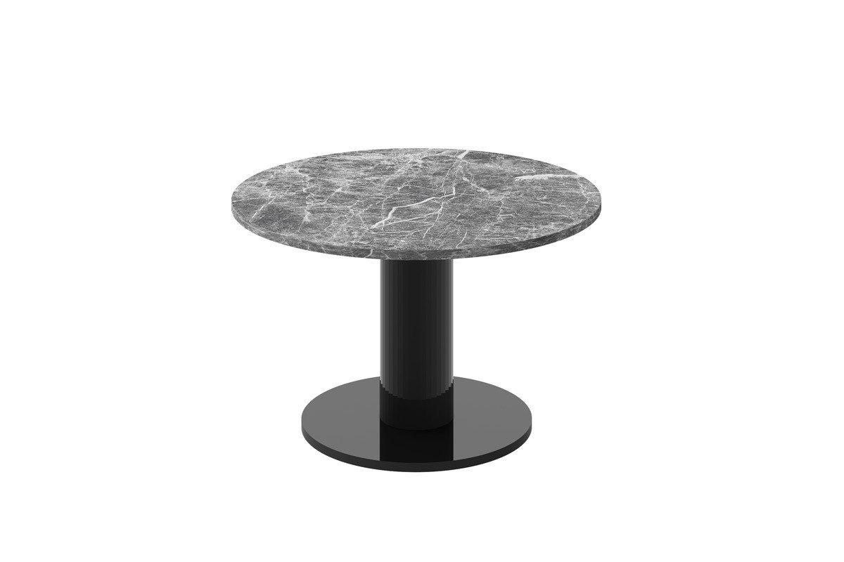 designimpex Couchtisch Design Couchtisch rund HSO-111 80cm Hochglanz Tisch von designimpex