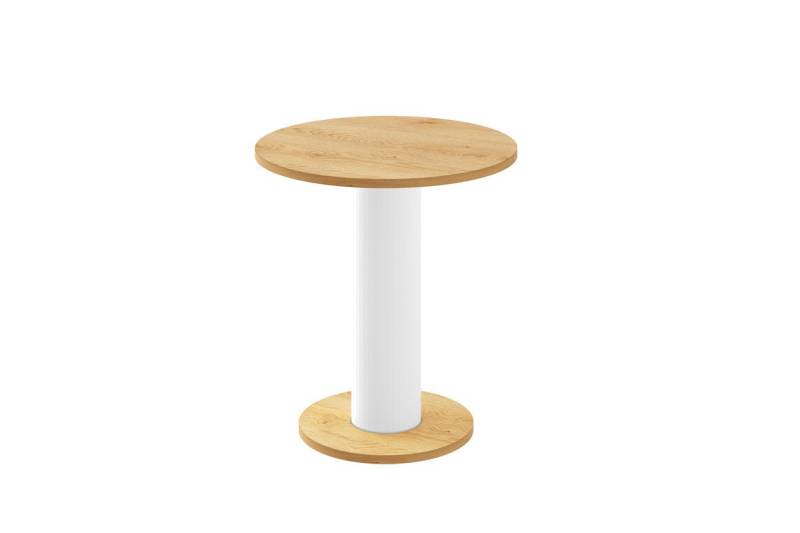 designimpex Beistelltisch Design HSO-222 rund Ecktisch 60cm Hochglanz Tisch von designimpex