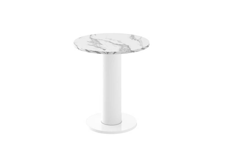 designimpex Beistelltisch Design HSO-222 rund Ecktisch 60cm Hochglanz Tisch von designimpex