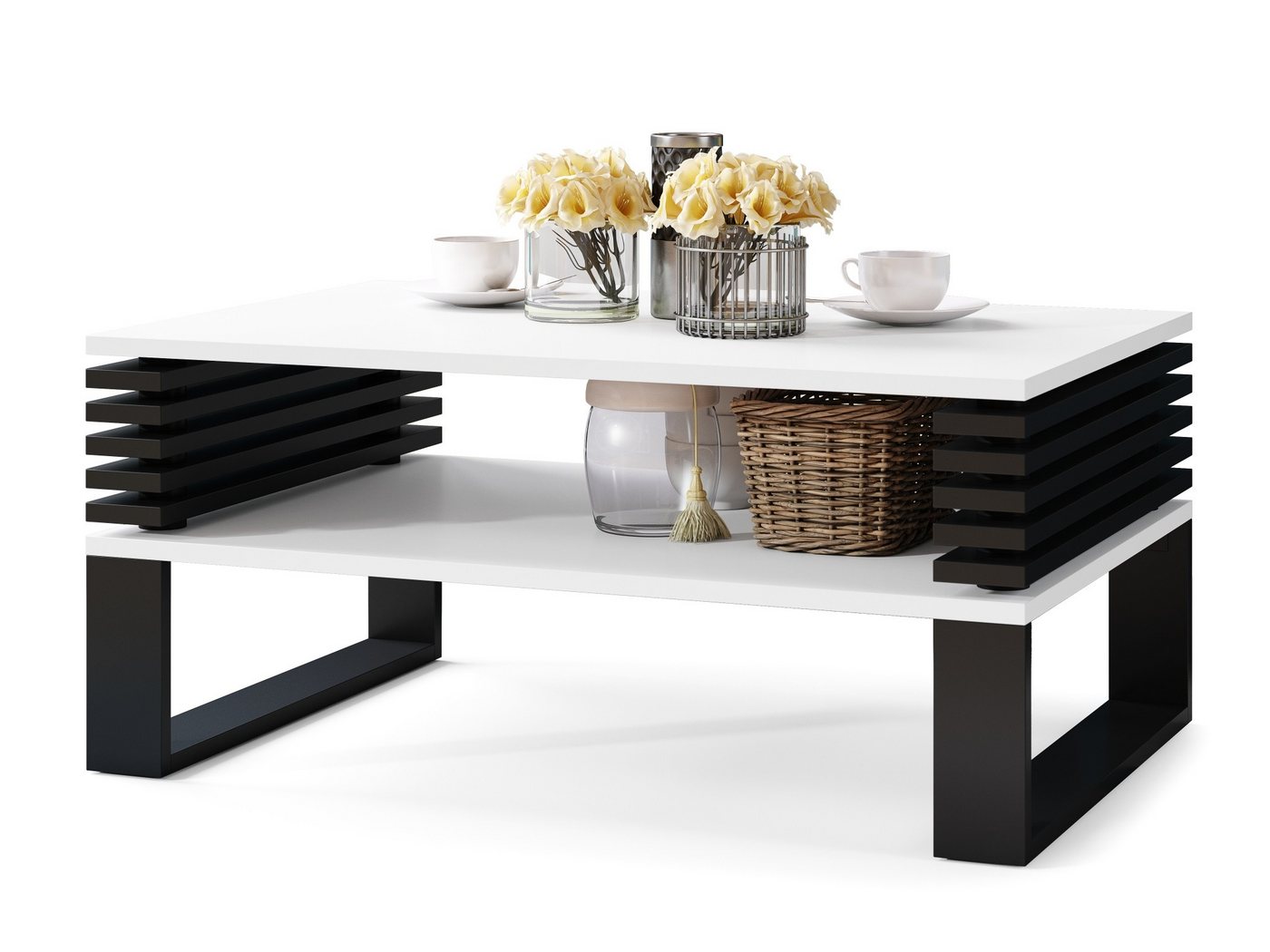 designimpex Couchtisch Design Gokee Tisch Wohnzimmertisch 90x42x60cm mit Ablagefläche designimpex Couchtisch Design Gokee Tisch Wohnzimmertisch 90x42x60cm mit Ablagefläche von designimpex