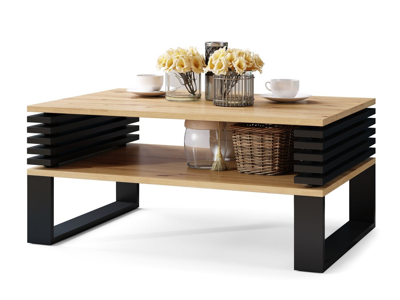 designimpex Couchtisch Design Gokee Tisch Wohnzimmertisch 90x42x60cm mit Ablagefläche designimpex Couchtisch Design Gokee Tisch Wohnzimmertisch 90x42x60cm mit Ablagefläche von designimpex