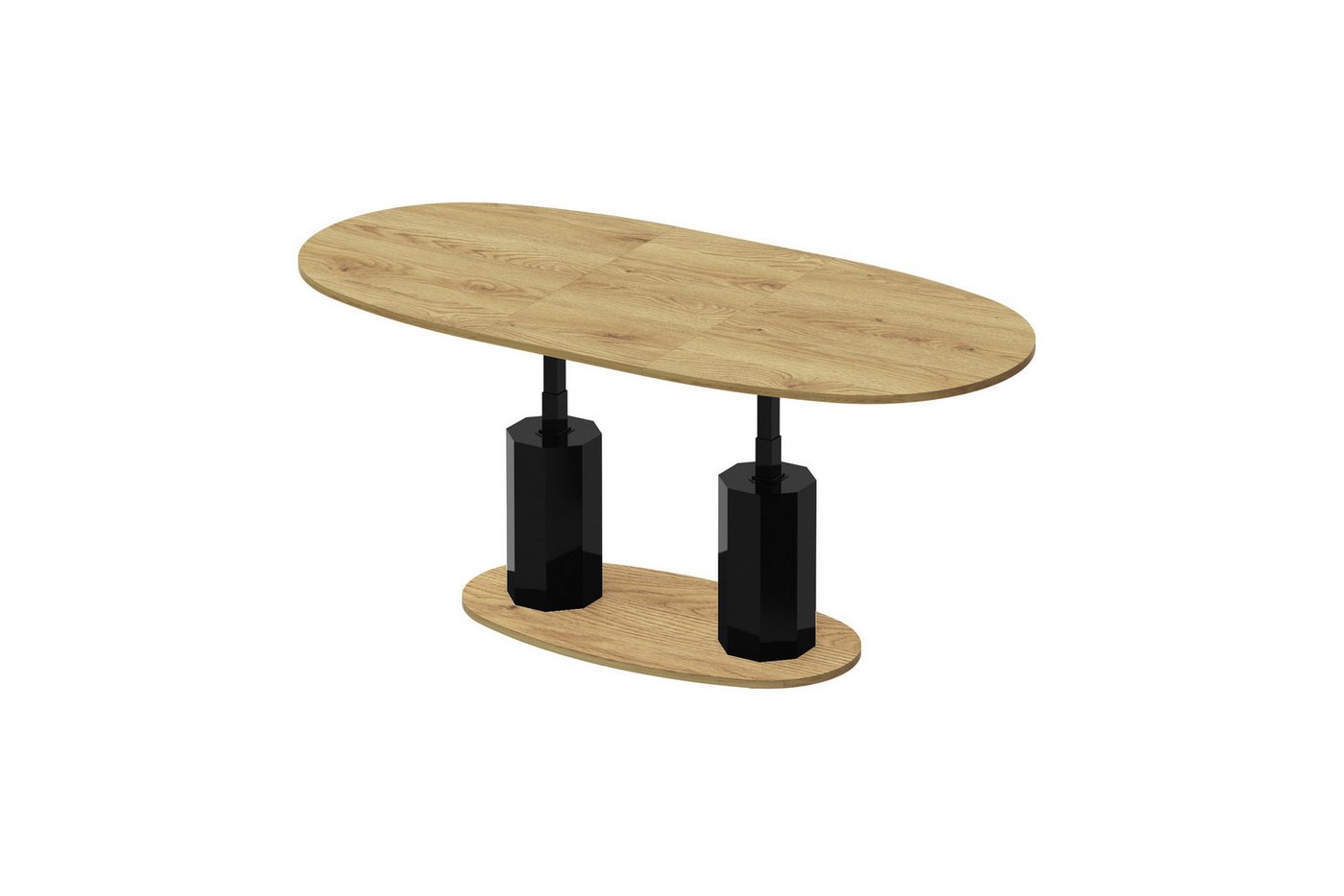 designimpex Couchtisch Design HBL-111 stufenlos höhenverstellbar ausziehbar oval designimpex Couchtisch Design HBL-111 stufenlos höhenverstellbar ausziehbar oval von designimpex