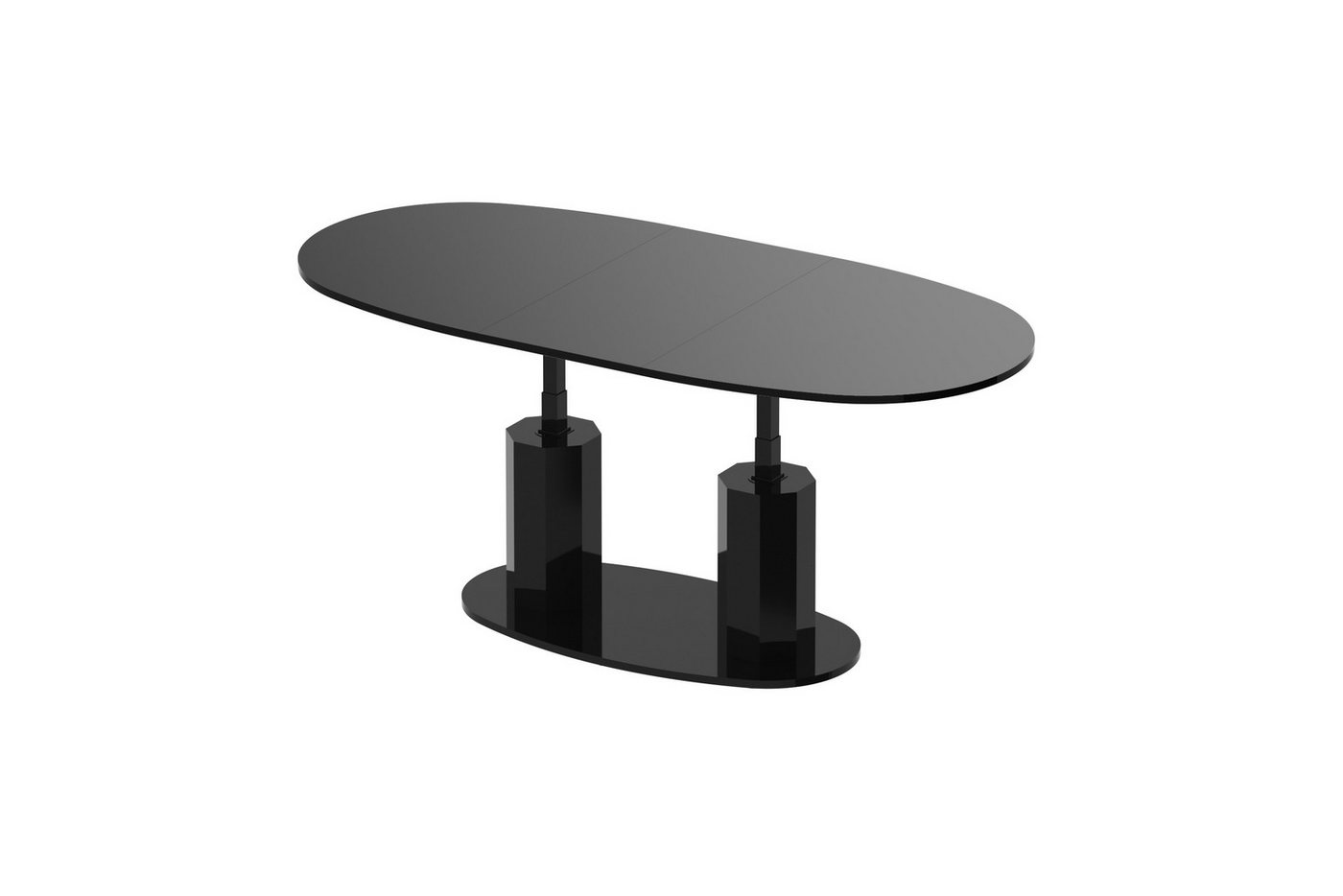 designimpex Couchtisch Design HBL-111 stufenlos höhenverstellbar ausziehbar oval designimpex Couchtisch Design HBL-111 stufenlos höhenverstellbar ausziehbar oval von designimpex